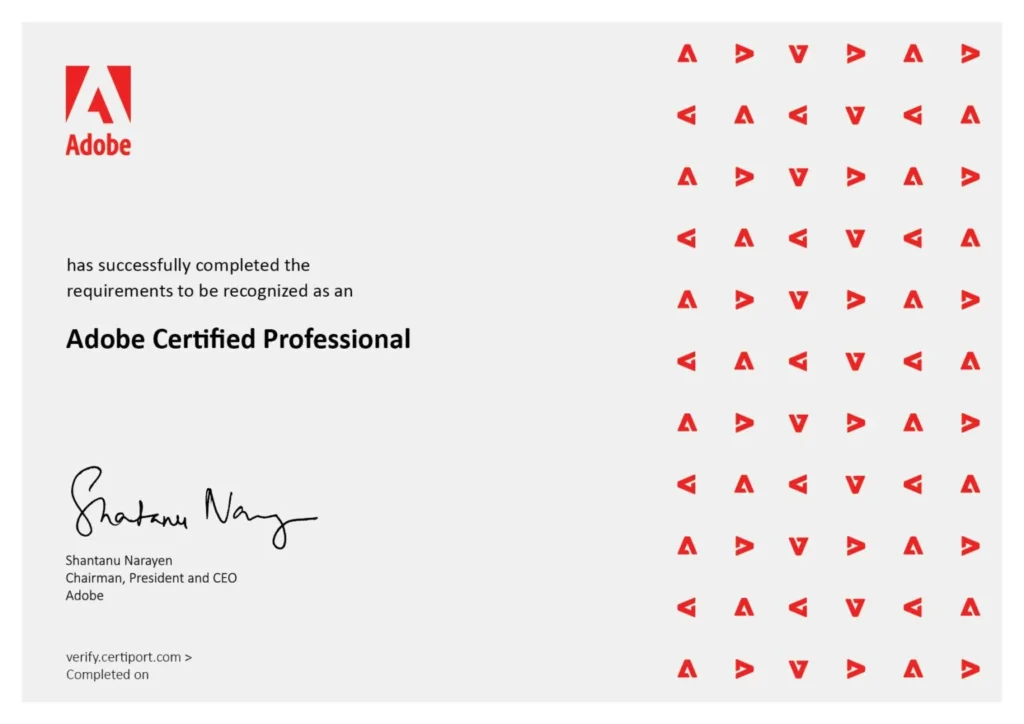 Adobe Certified